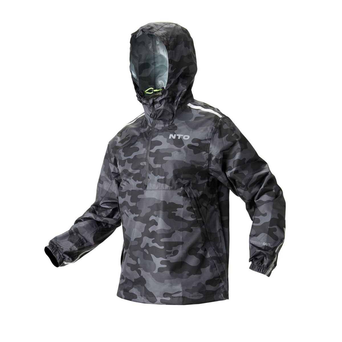 Campera NTO Storm camo gris - vista completa de frente