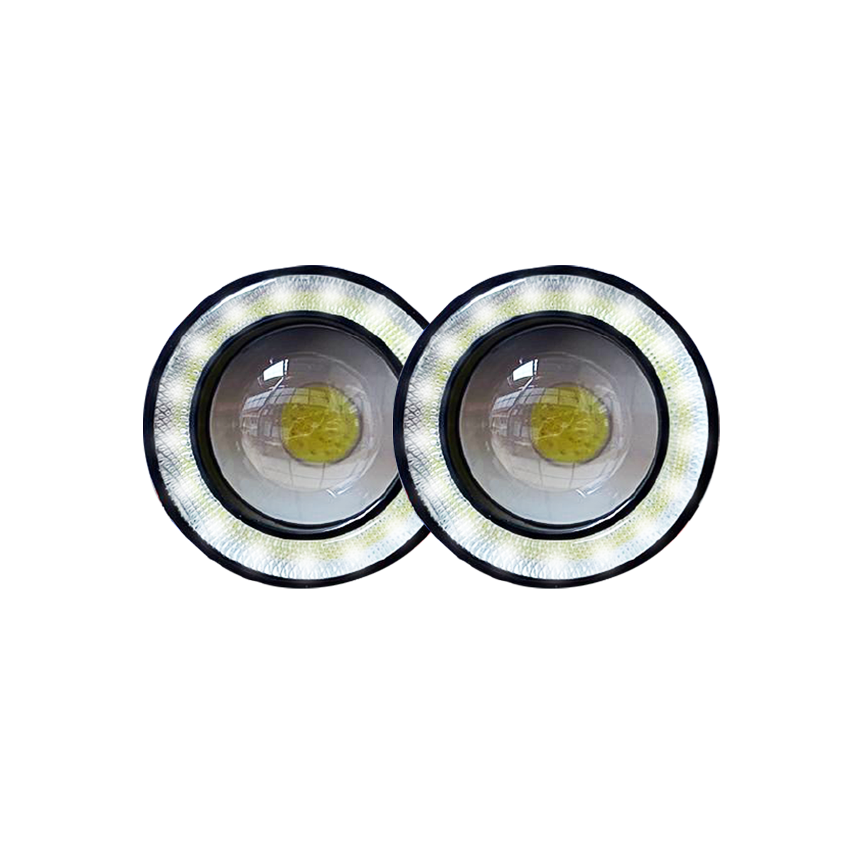 Juego de faros LED auxiliares con ojo de ángel Lux Led