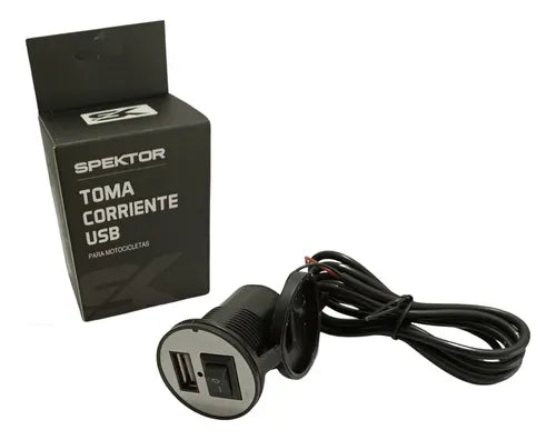 Toma corriente USB simple Spektor