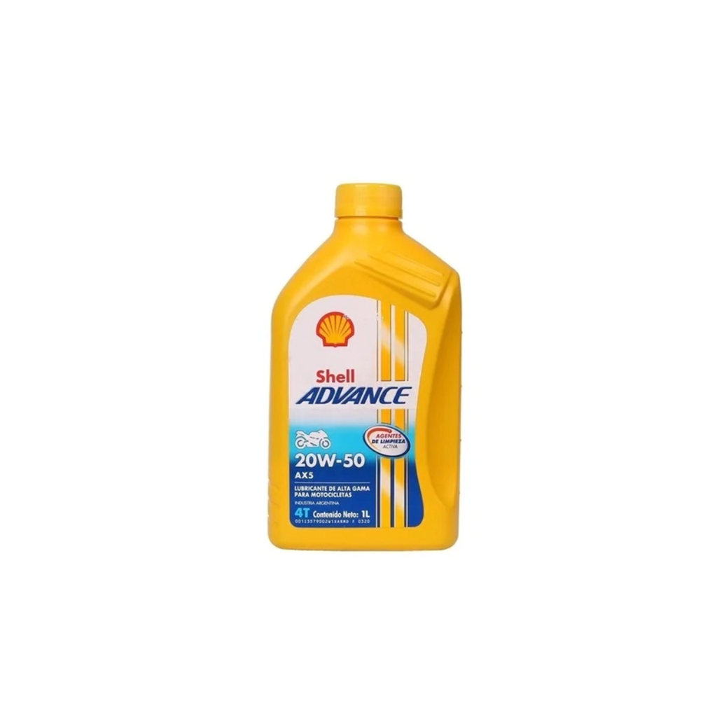 ACEITE SHELL ADVANCE 4T AX5 20W-50 SL/ MA2 MINERAL