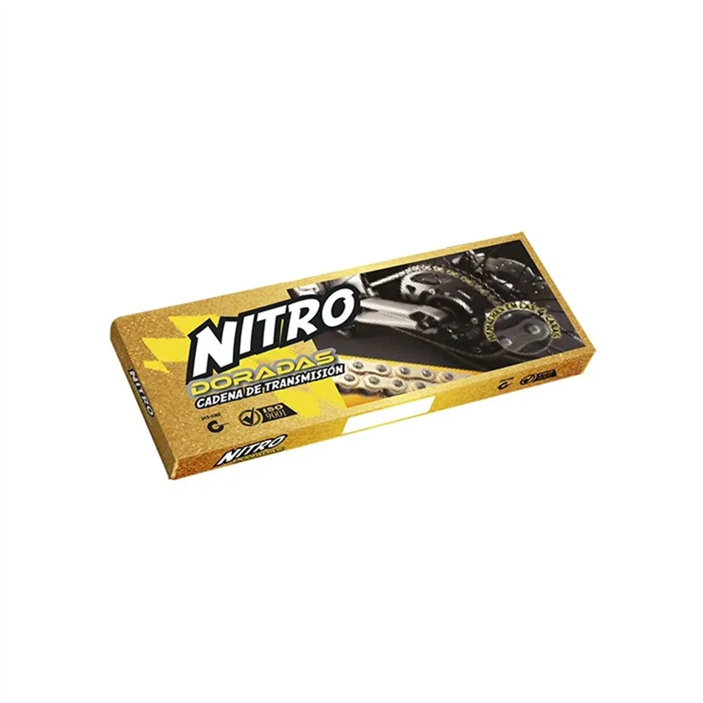CADENA TRANSMISION NITRO POWER 428G X 110 SMASH / TRIP / BIT / HD BIZ / WAVE 110
