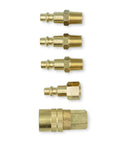 ACOPLE AUTOM. 1/4 DORADO KIT