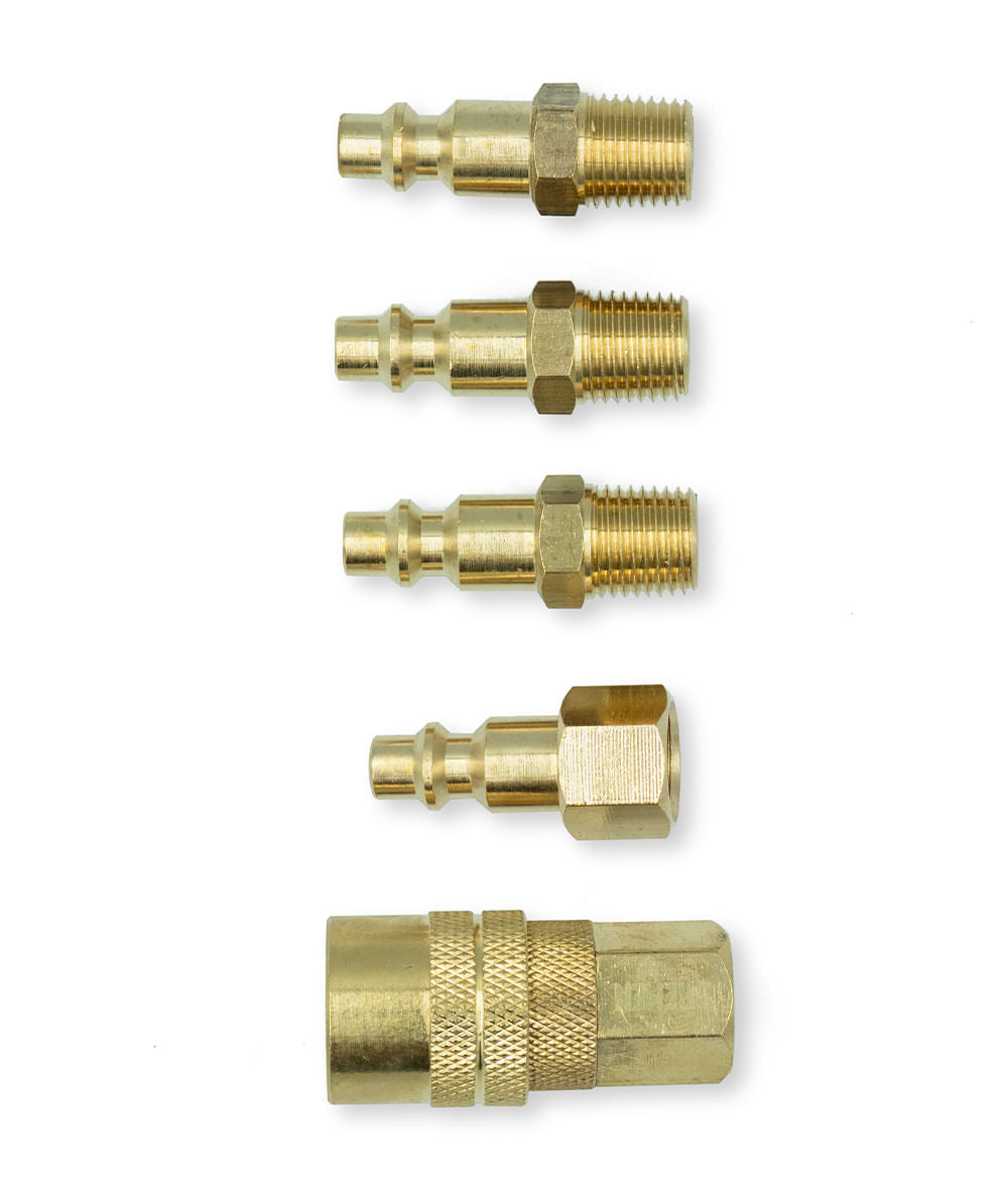 ACOPLE AUTOM. 1/4 DORADO KIT