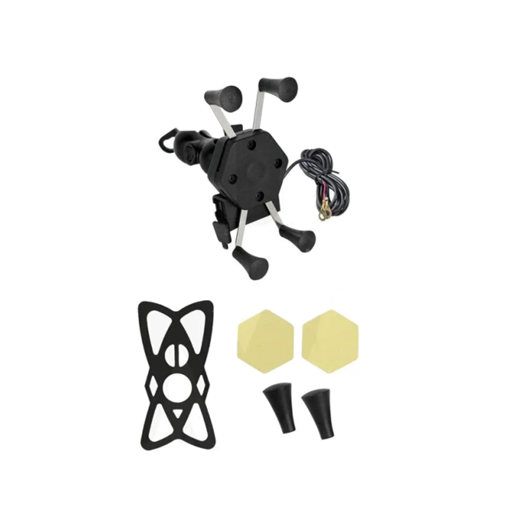 CARGADOR USB CON SOPORTE ARAÑA