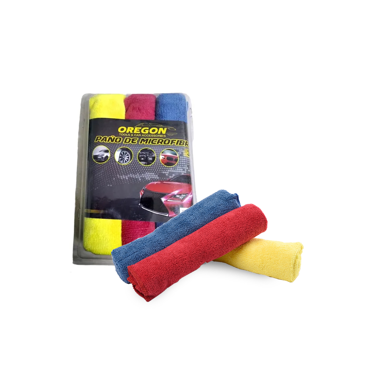 SET DE PAÑO DE MICROFIBRA X 3 UNIDADES