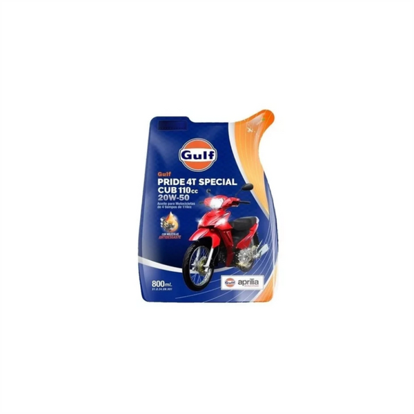 ACEITE GULF PRIDE 4T SPECIAL 800ml DOY PACK