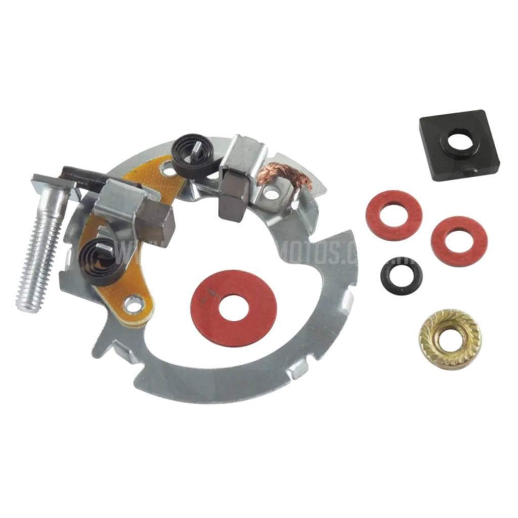 PLAQUETA PORTA CARBON HONDA TI