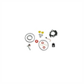 PLAQUETA PORTA CARBON HONDA BI