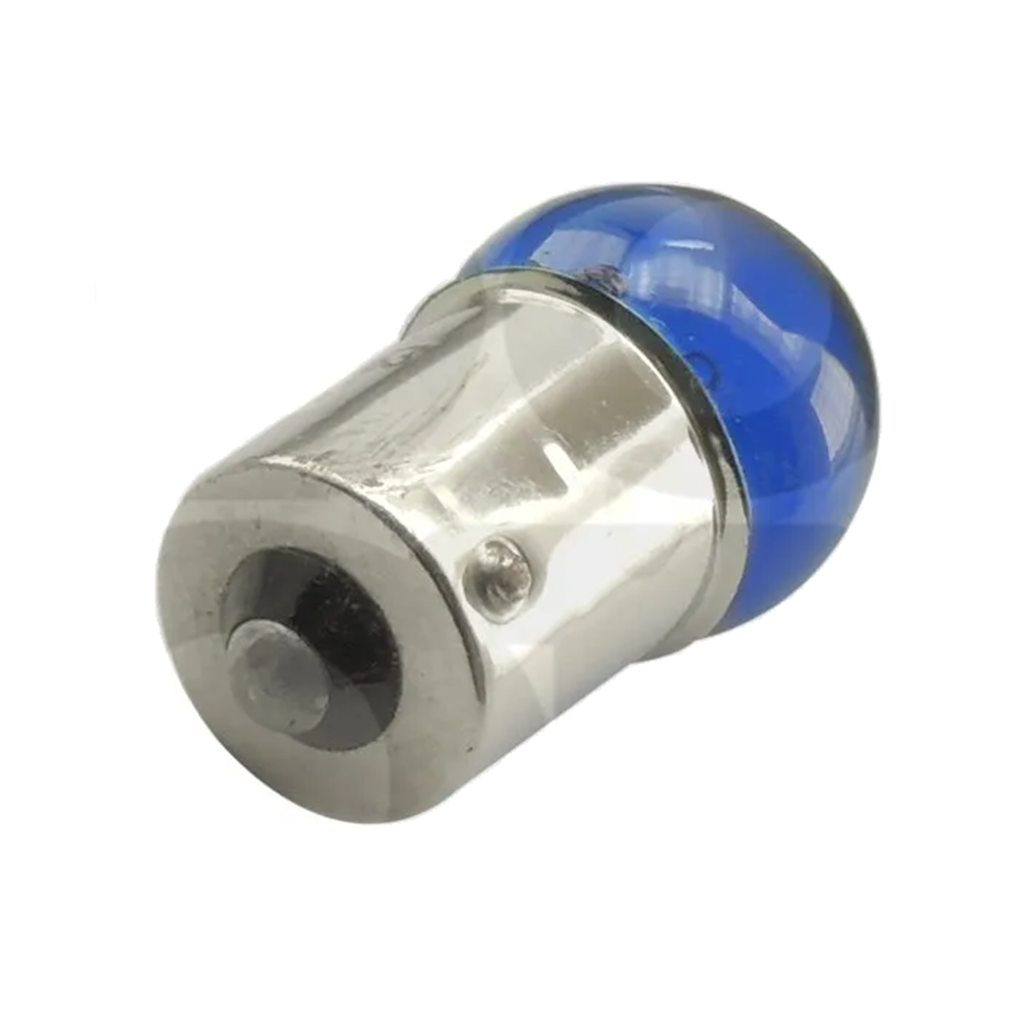 LAMPARA BA15S 6v10w AZUL NAC.
