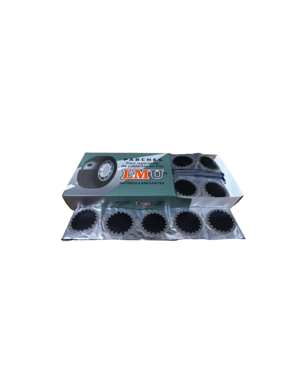 PARCHE LMU 40 x CAJA