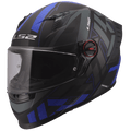 CASCO LS2 816 COSMOS PASKAL NEGRO / AZUL MATE