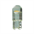 LAMPARA TUNNING T10 VIDRIO 12V LED MUELITA AMBAR