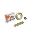 KIT TRANSMISION W-STANDARD GUERRERO TRIP 110 CON CADENA DORADA