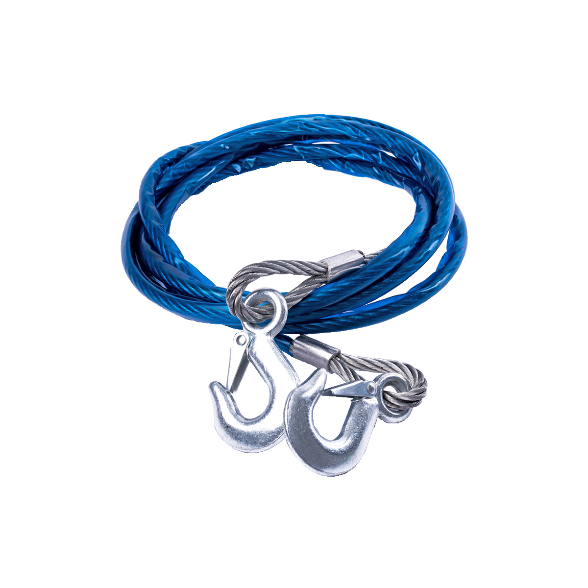 LINGA REMOLQUE DE ACERO METALICA 10MM X 4 METROS HASTA 3000KGS AZUL