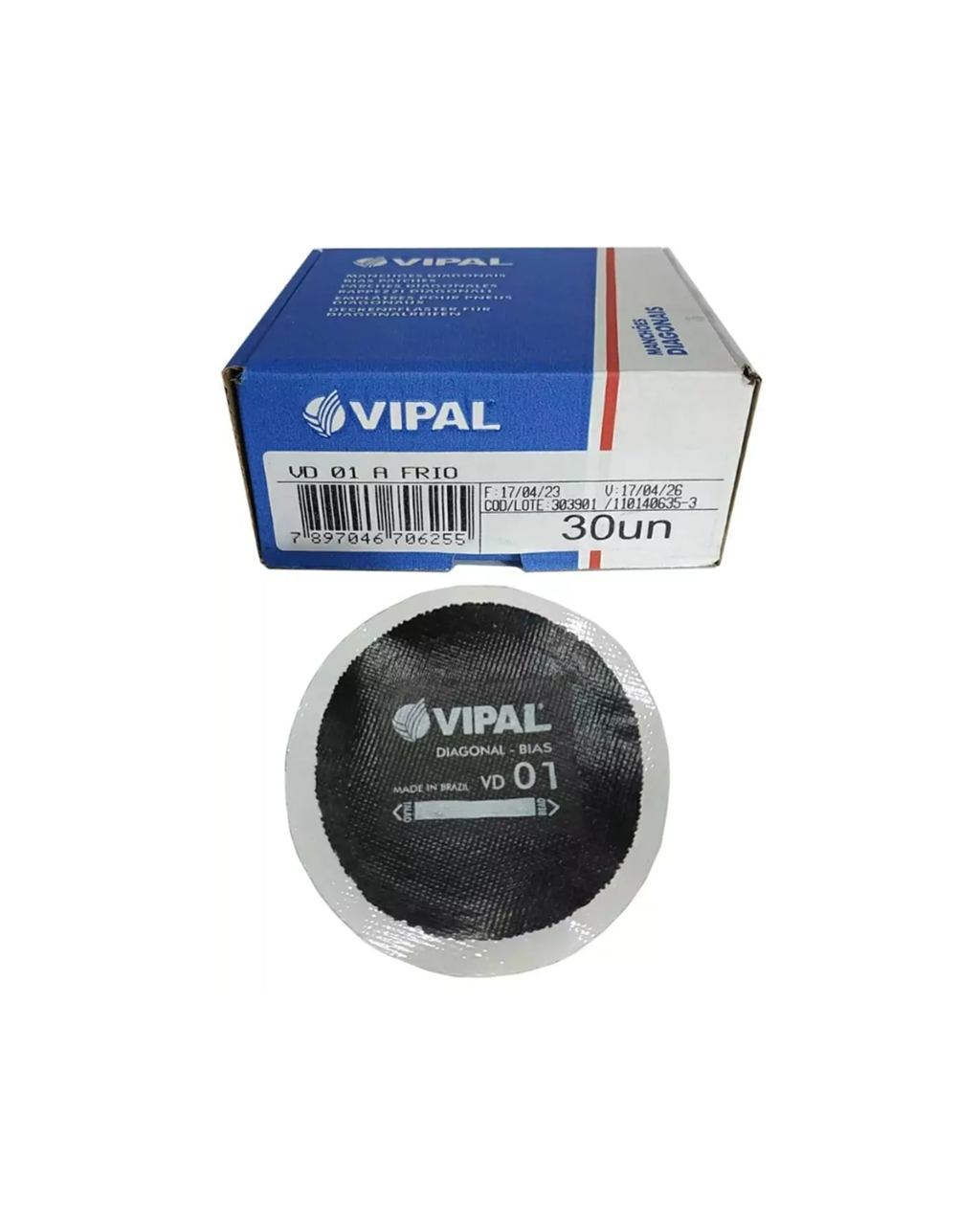 PARCHE VIPAL VD-01 (202) - Unidad