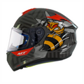 CASCO INTEGRAL MT HELMETS TARGO PRO BEE B5 BRILLO