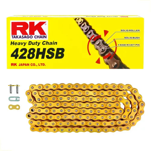 CADENA RK 428HX118 REFORZADA CLIP