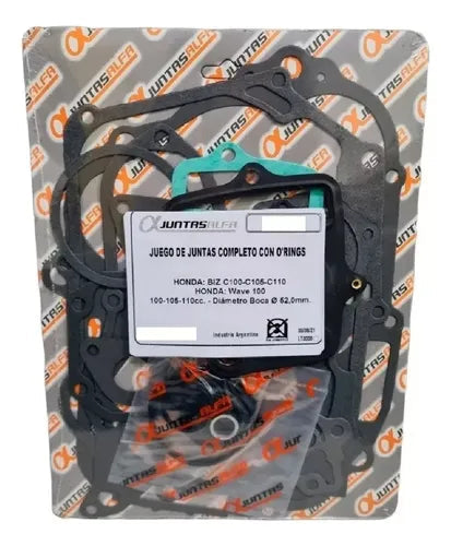 JUNTA MOTOR HONDA (JUEGO) BIZ 125 C/O'RING