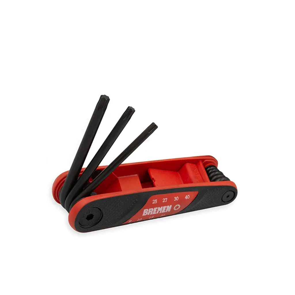 LLAVES TORX X 8 PIEZAS PLEGABLE