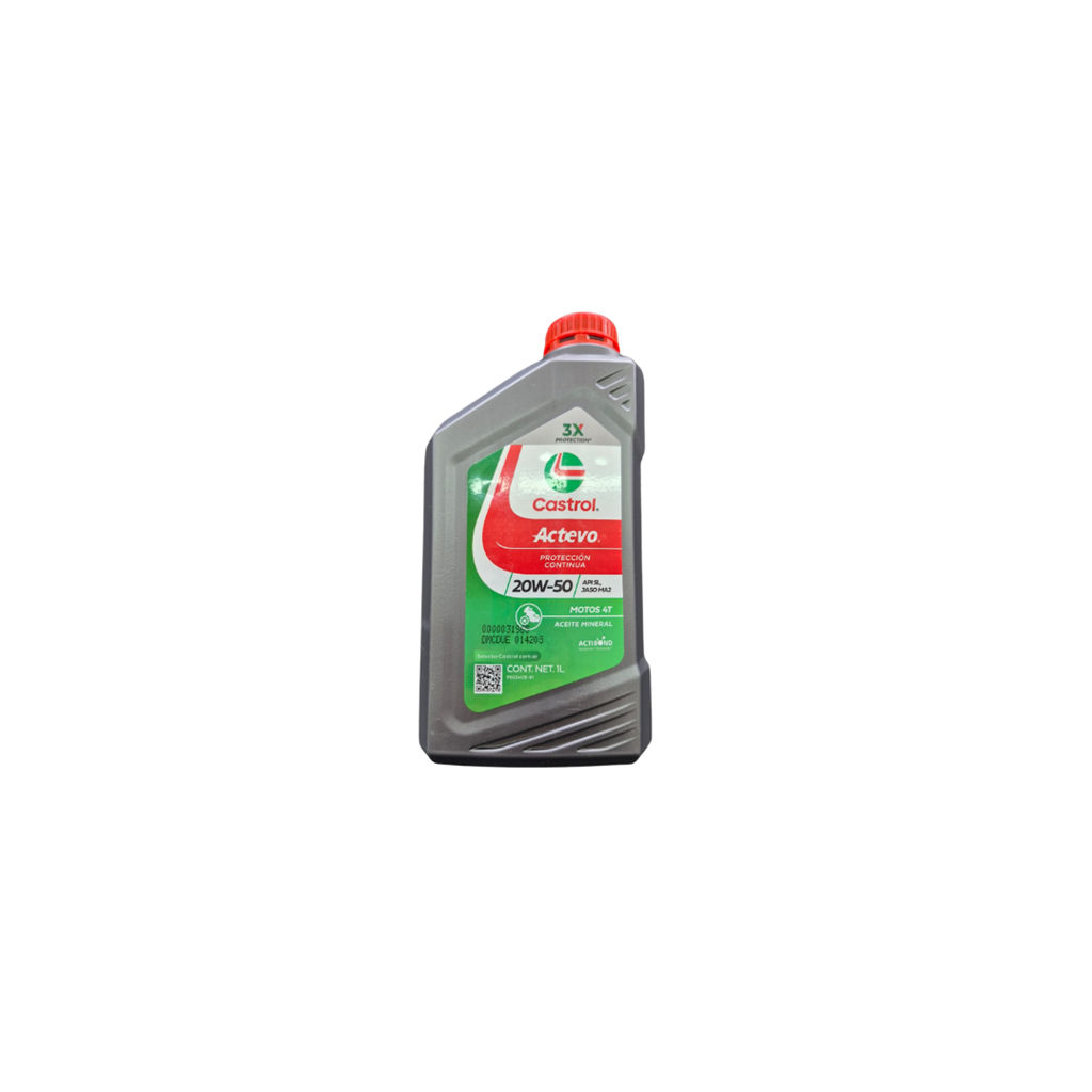 ACEITE CASTROL ACTEVO 4T 20W50 X 1L