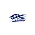 CALCOMANIA HONDA NXR 125 BROS KS AZUL