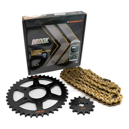 KIT TRANSMISION DROOK - ROUSER 200NS 520HX108