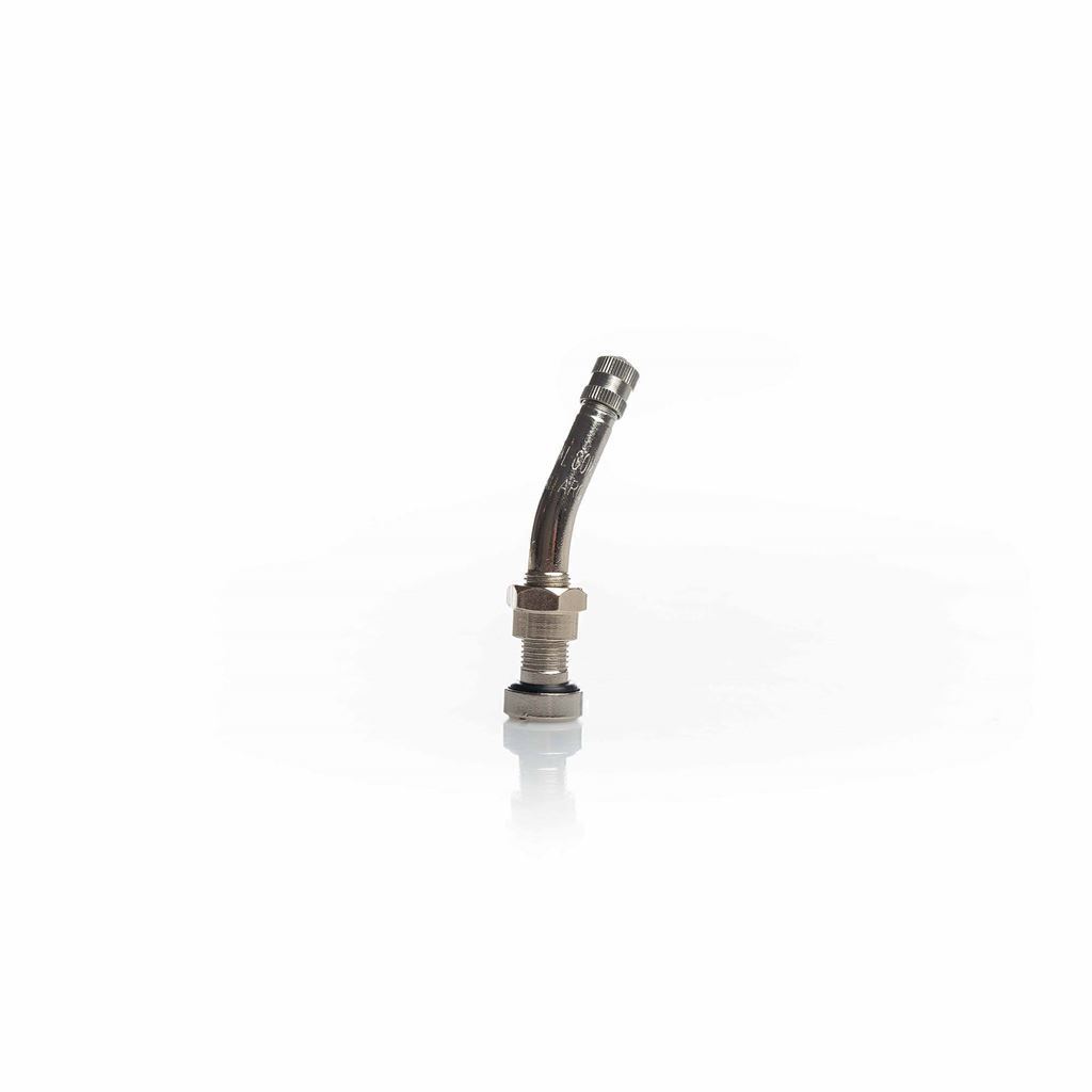 VALV CAMION S/CAMARA LLANTA 45º 64mm CURVA REDONDA